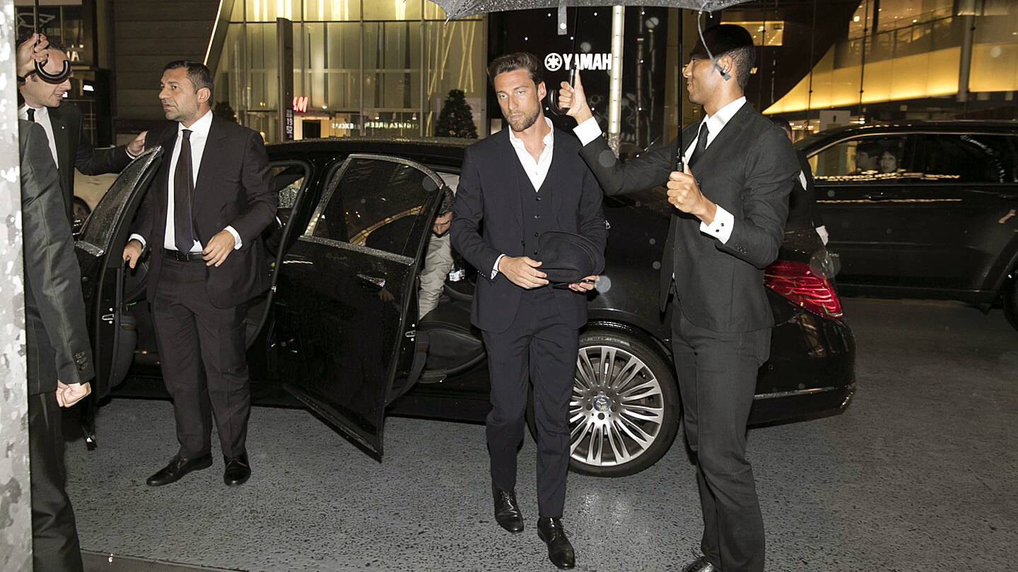 Damiani with Claudio Marchisio