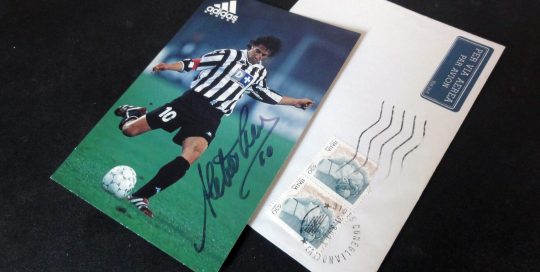 Fan letter Alessandro Del Piero