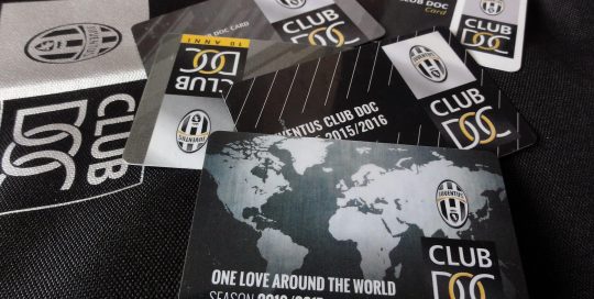 JUVENTUS CLUB DOC members card