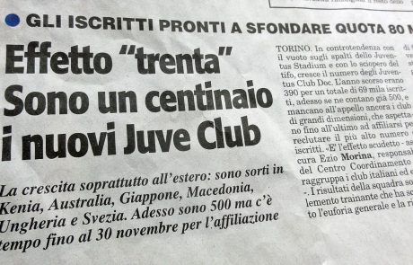 Juventus Club DOC in TuttoSport
