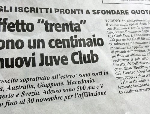 Juventus Club Doc in Tutto Sport
